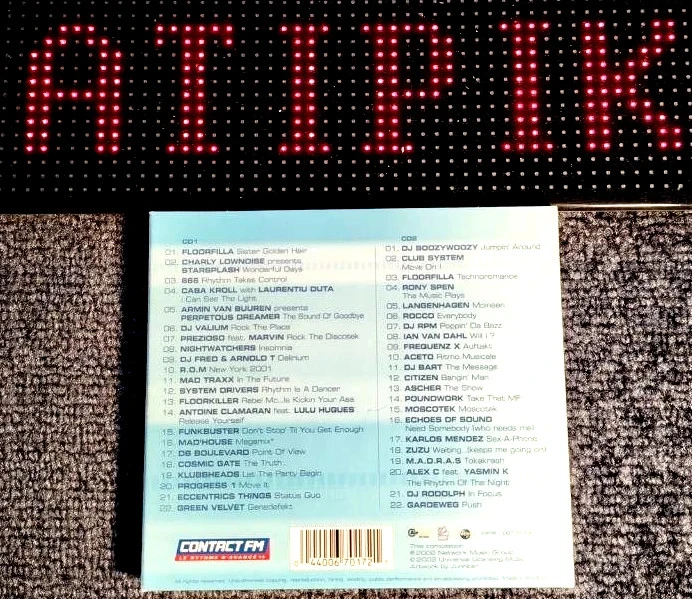 ✊ Teckno.com 2003 - Double CD Contact FM - Compilation Techno Unfindable – photo 2